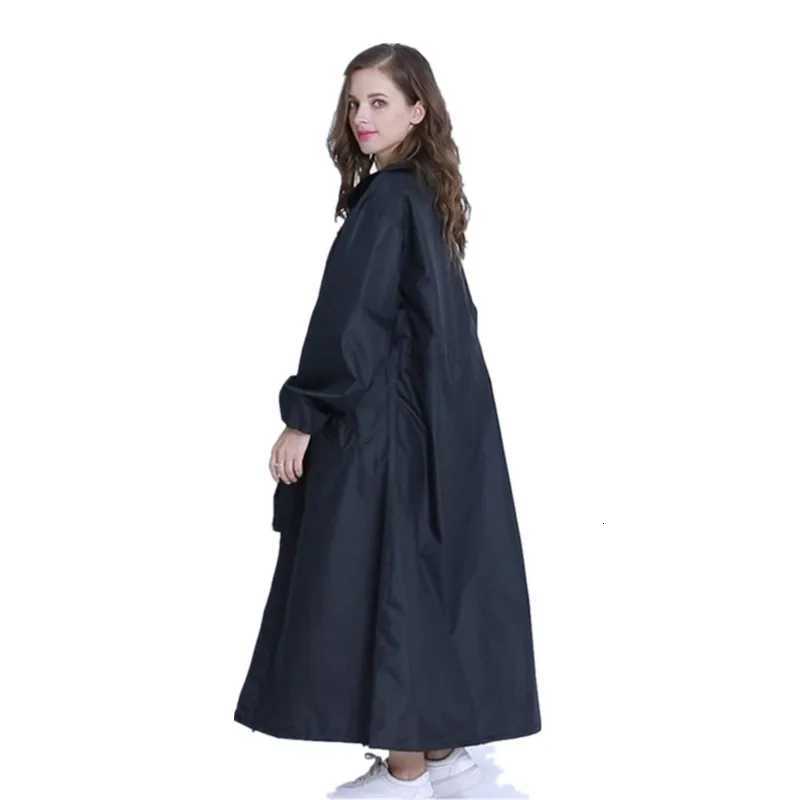 Long Raincoat Women Man Waterproof Zipper Outdoor Rain Coat Full Body Capa De Chuva Chubasqueros Big Size Y250814