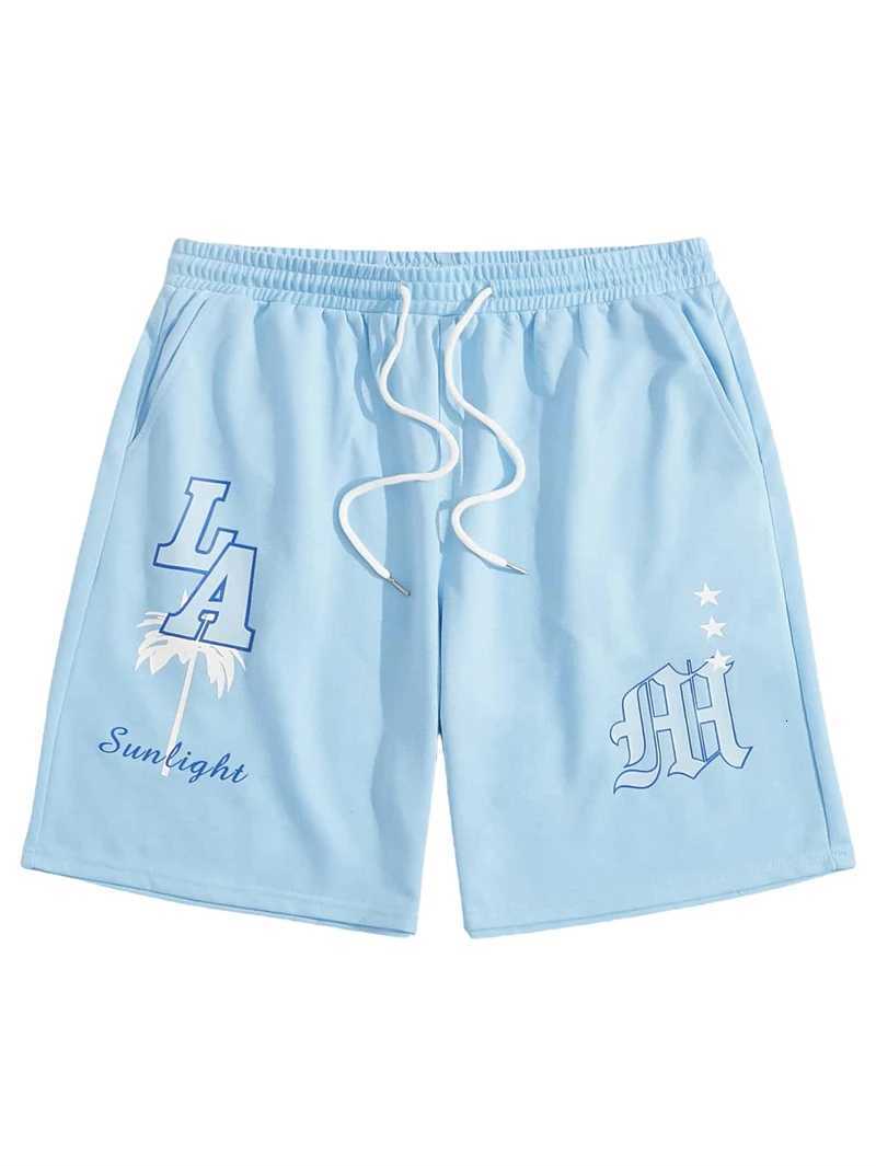 Mens Lightning Graphic Print Drawstring Casual Summer Beach Shorts Hawaii Surfing Short Pants Swim Trunks Y2k Leisure Shorts Y250814