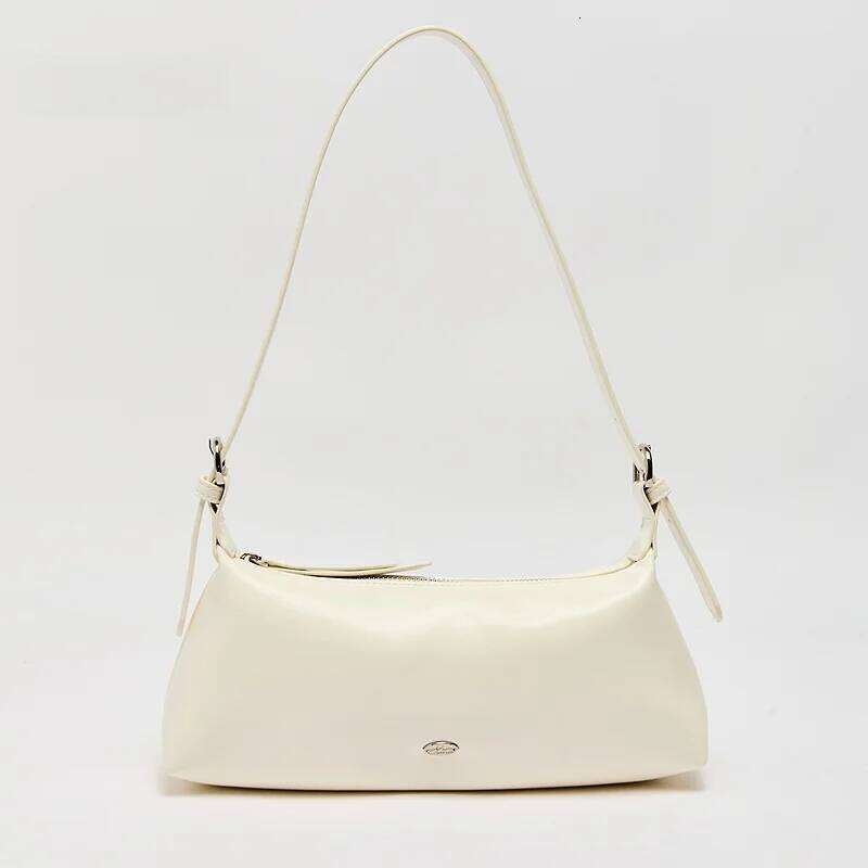 Casual Summer Underarm Women's Satchel Lazy Sle Korean Simple Faion Soft Leather Crossbody Bag Square Ape Medium Size