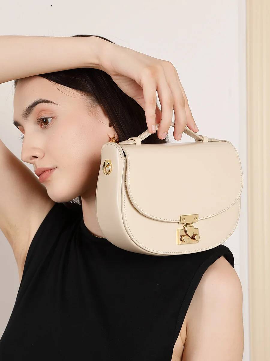 YANATARI Genuine Leather Woman Cowhide Shoulder Minimalism Bags Womans High Quality 2025 Ladies Crossbody Bag