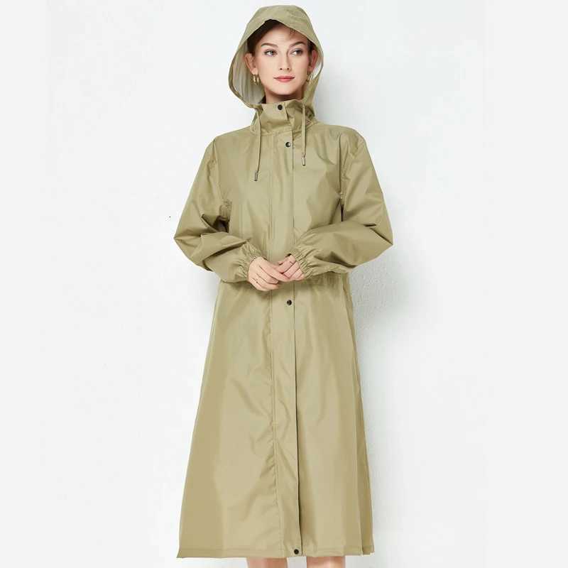 Raincoat Waterproof Mid Length Adult Full Body Weatherproof Fashion Outdoor Hiking Men And Women Windbreaker Raincoat Br Y250814