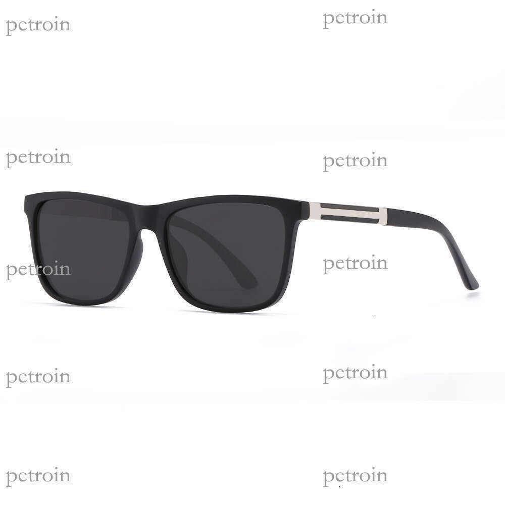 New Men's Square Frame Versatile High-End Driving Special Polarized Sunglasses UV Protection