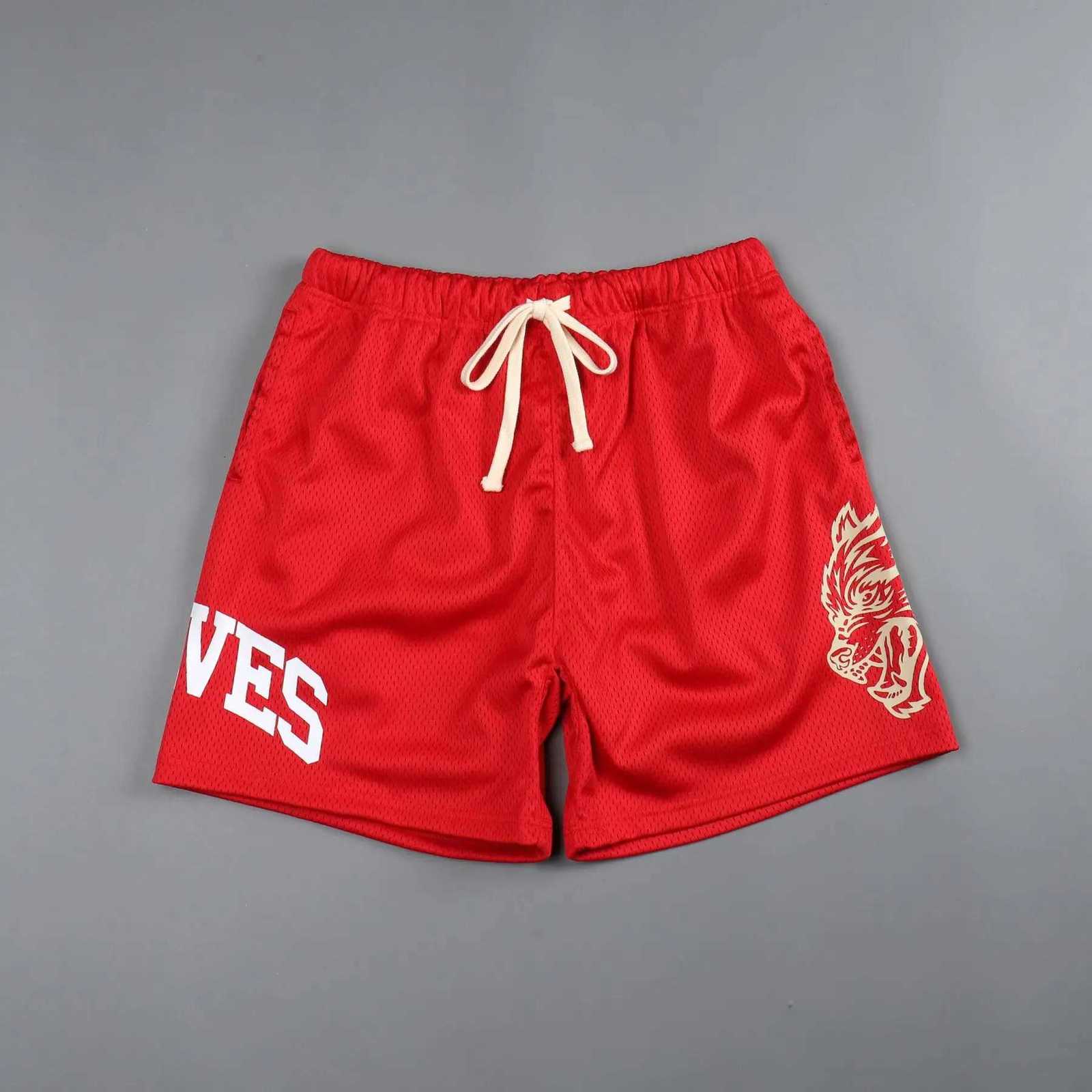 Men Fitness Bodybuilding Shorts Man Summer Gyms Workout Male Breathable Mesh Quick-drying Sportswear Jogger Beach Short Pants Y250814