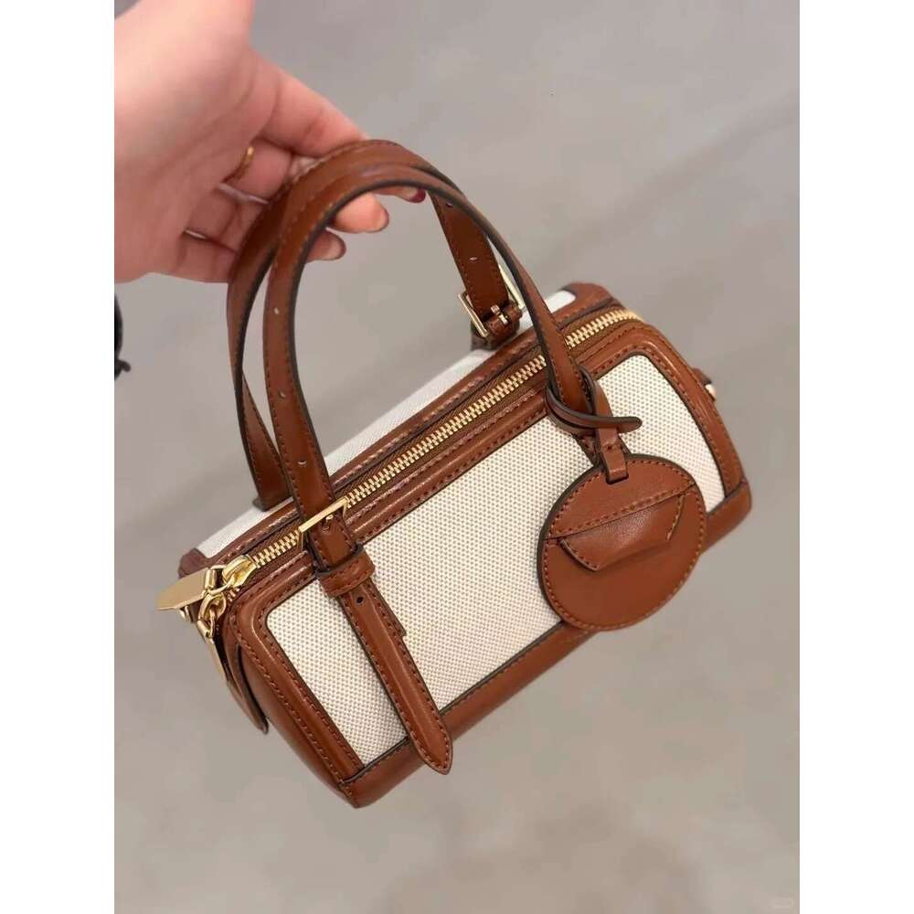 Designer Bag Tote Bag Shoulder Bag Internet Celebrity Same Style Th Anniversary Spring New Color Block Versatile Handheld Crossbody Boston Bowling Wom