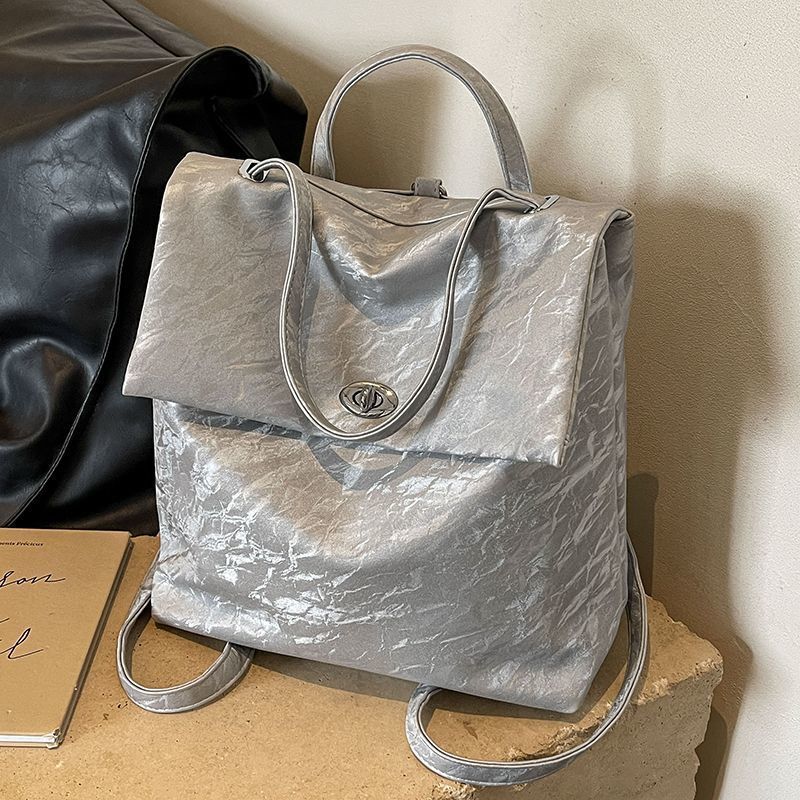 Autumn New Neutral Style Backpack Fashionable Women's Backpack, Summer New Simple Casual Large Capacity Backpack Autumn New Rock Pattern Designer