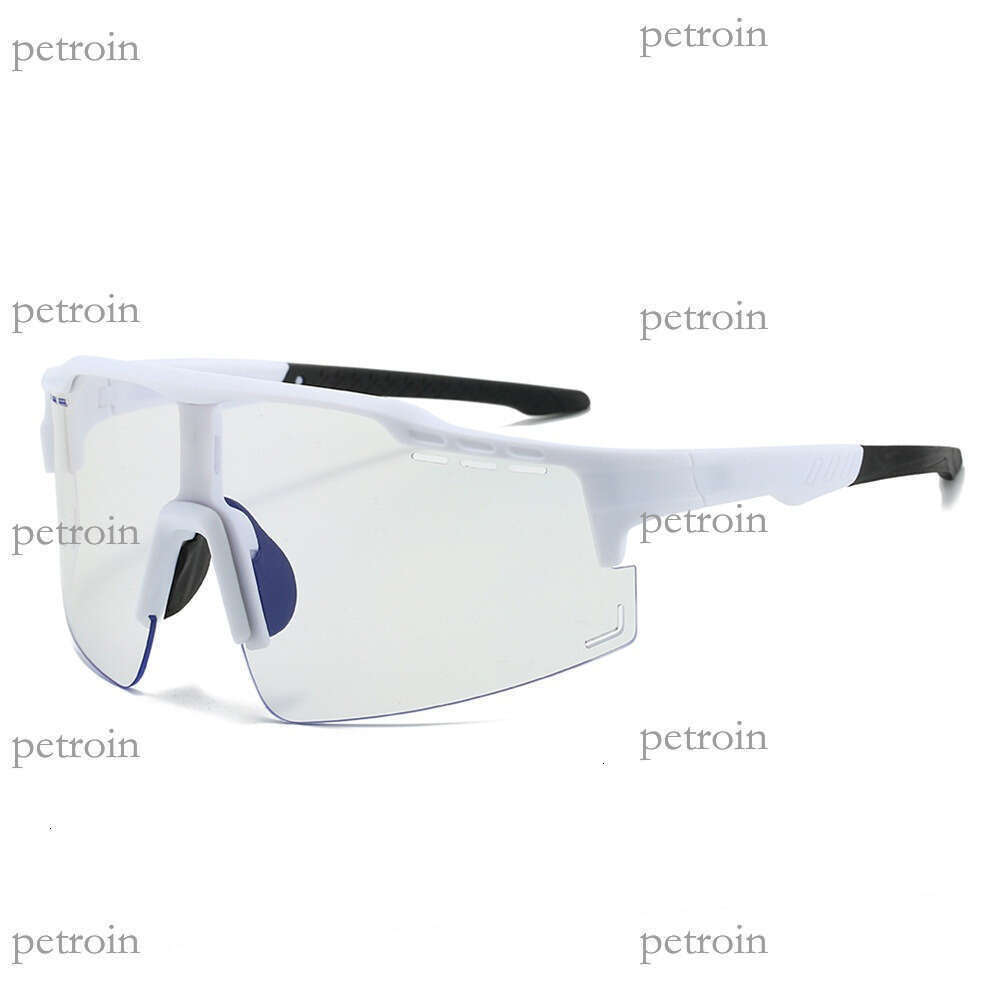 New sports cycling outdoor windproof unisex protective photochromic glasses