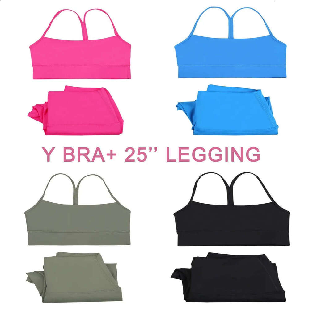 2025 Two Piece Yoga Sets Leggings Sports sets Bra Soft Sportswear Pants Gym Suits Running Workout Tracksuits