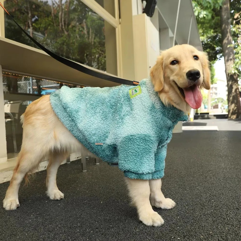 HOOPET 3XL7XL Winter Thick Big Dog Clothes Lambs Wool Jacket for Medium Large Dogs Windproof Coat Pet Accessories 250814