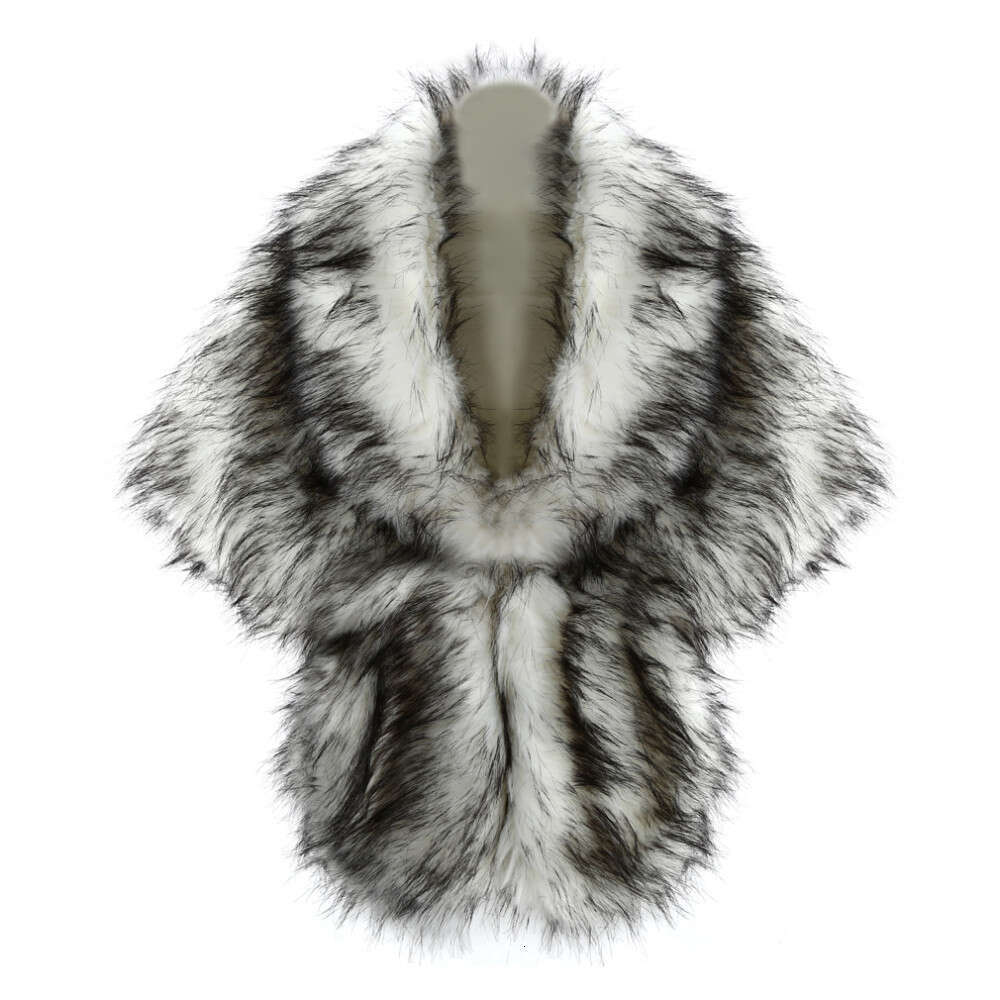 2025 Autumn New Faux Shawl Imitation Rex Rabbit Fur Cape Vest Women's Coat