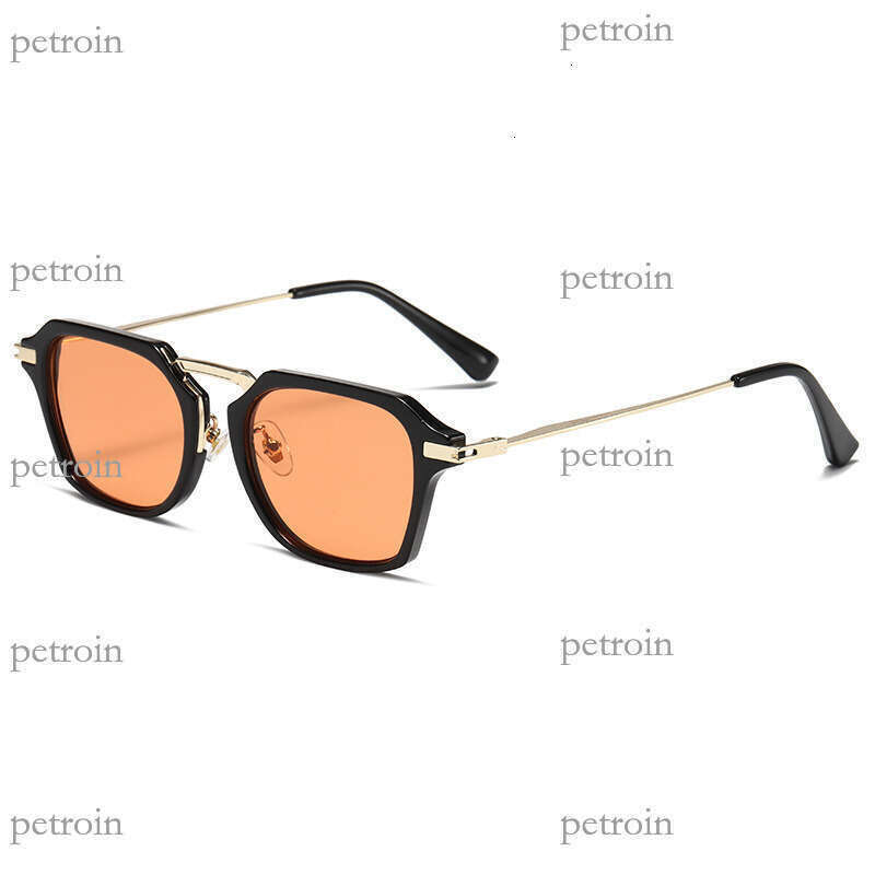 New Metal Sunset Fashion Sunglasses for Men and Women, Unique Street Style, Versatile UV Protection