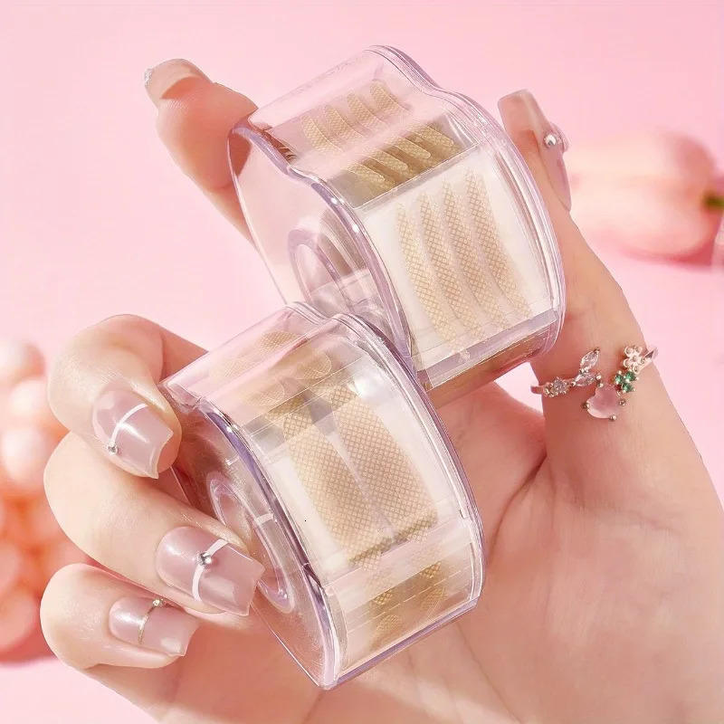 600Pcs/Set Eye Lift Strips Double Eyelid Tape Clear Gray Eyelid Stripe Big Eyes Invisible Double Fold Eyelid Sticker Makeup Tool 250811