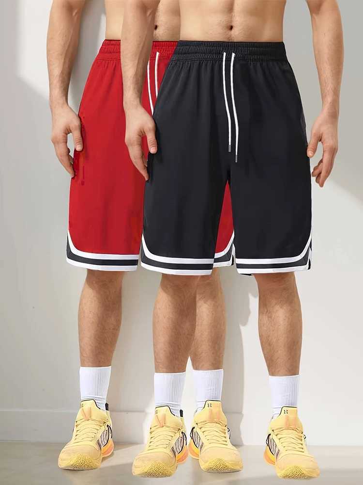 Basketball shorts for mens summer sports training in 2025 casual loose and breathable pants American five point shorts Y250814