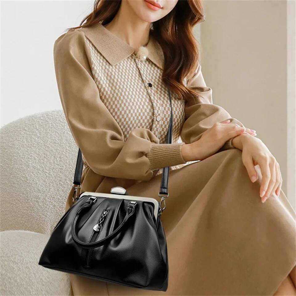 Brand Fashion Handbags Designer Casual Tote Bag High Quality PU Leather Shoulder Crossbody Bags For Women