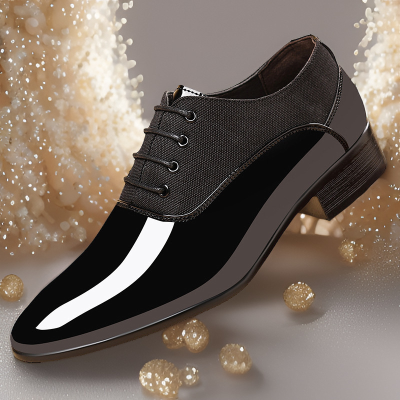 Trendy Low Profile Patent Leather Shoes Versatile Fashion Accessory
