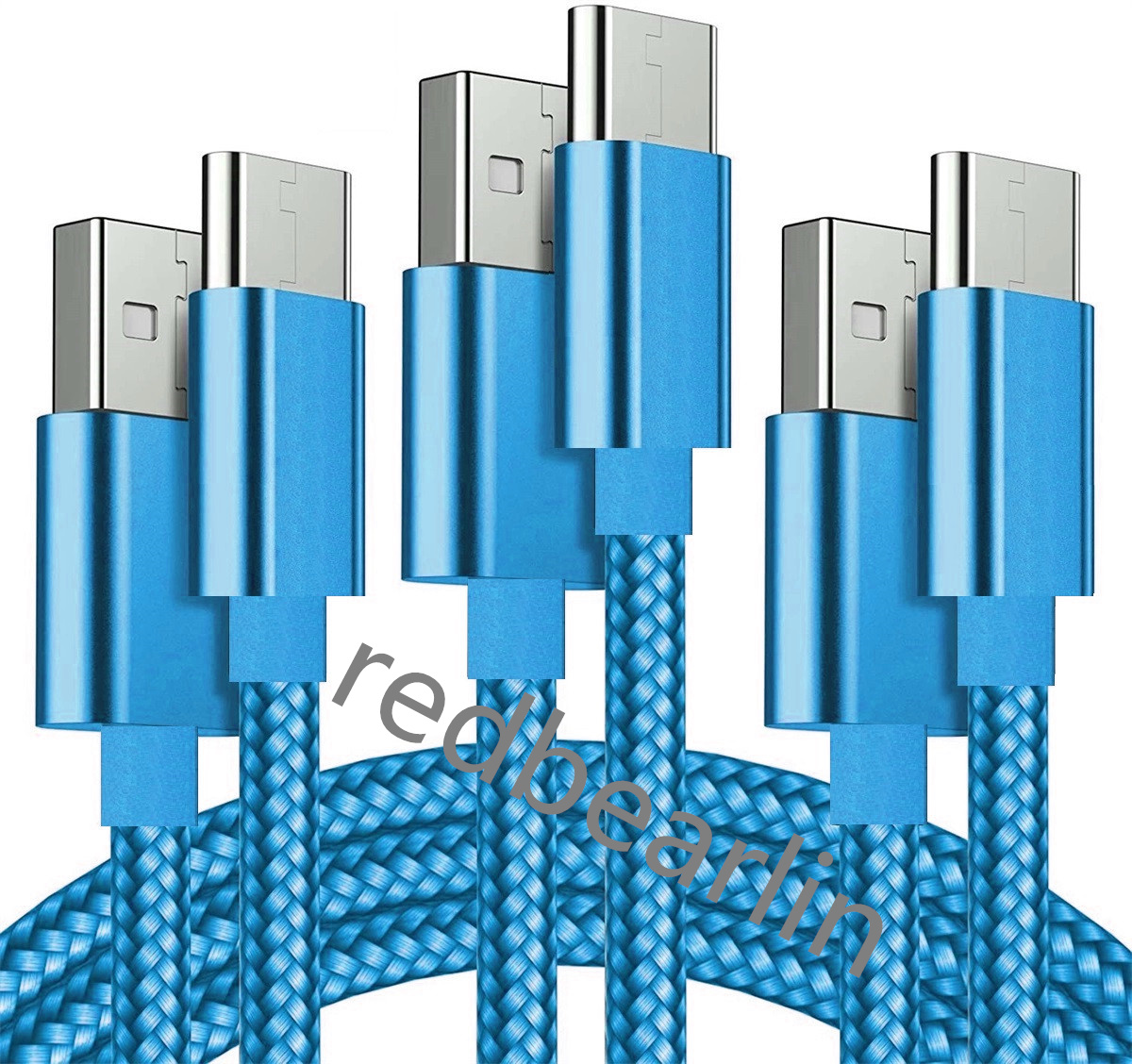 High Speed 1M 2M 3M 2.4A Quick Charging USB C Type c Micro V8 5pin Fabric Nylon Alloy USB Cable Cables For Samsung S23 S25 Note 20 Htc lg Android phon