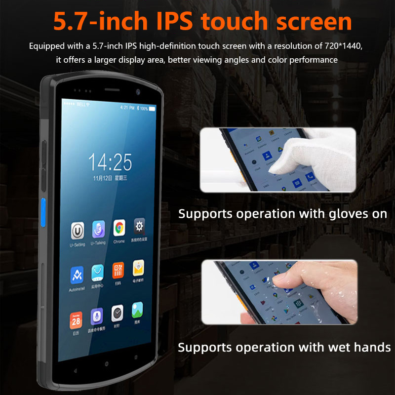 High-Performance PDA with 1D/2D Barcode Scanning Low-Power Consumption-Dustproof Waterproof Bluetooth Barcode Scanner for logistics management data co