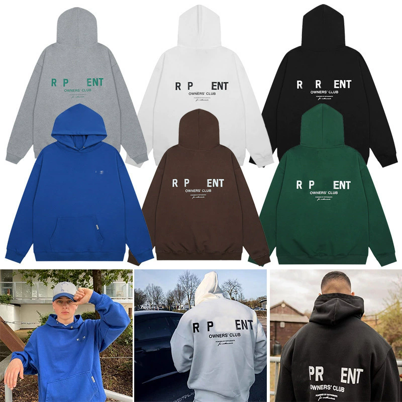 Men's Hoodies Letters Printing Autumn Fashion Hoodie High Street Women Hooded Sweatshirts Casual Long Sleeve Pullover Tops