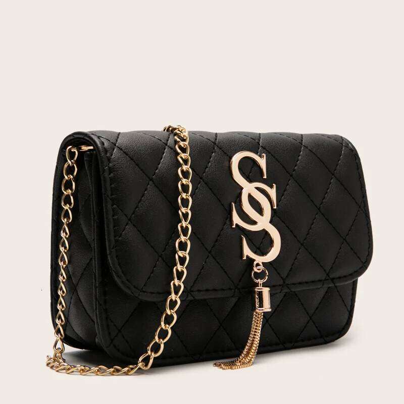 Small Fragrant Wind Ring Grid Chain Women S New Crossbody Mini Korean Version Small Square Bag