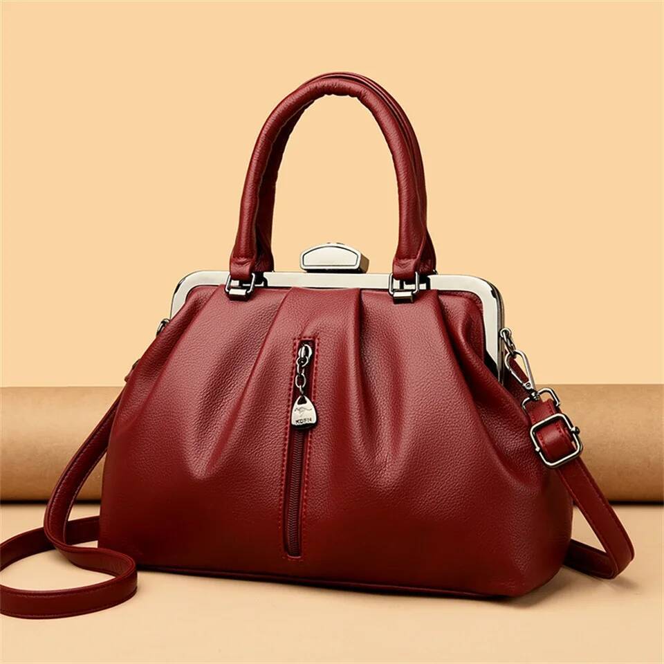 Brand Fashion Handbags Designer Casual Tote Bag High Quality PU Leather Shoulder Crossbody Bags For Women