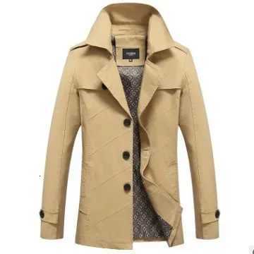 2022 Mens Autumn/Winter Casual Medium-Length Jacket Washing Plus Size Jacket Windbreaker For Cross-Border W250815