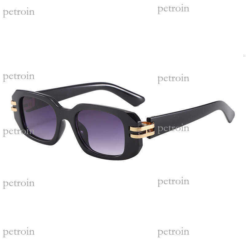 New Small Frame Square High-end Sunglasses Women's Trendy Fashion Street Photography Men's Glasses