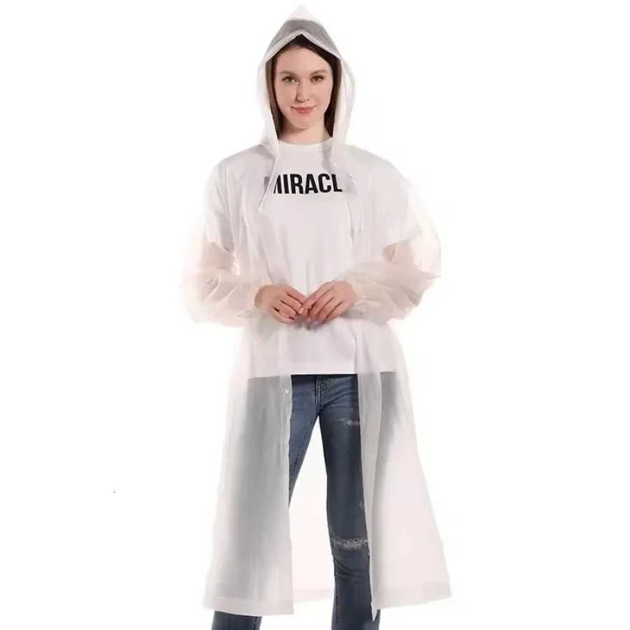 Raincoat Long Full-body Adult Wearing Mens Womens Electric Battery Car Single Riding Poncho Y250814
