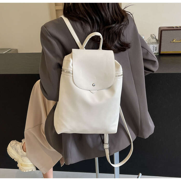 Women's 2025 Summer New Style Student School Bag Bags Designer Women Large Capacity Casual Versatile PU Backpack for Women