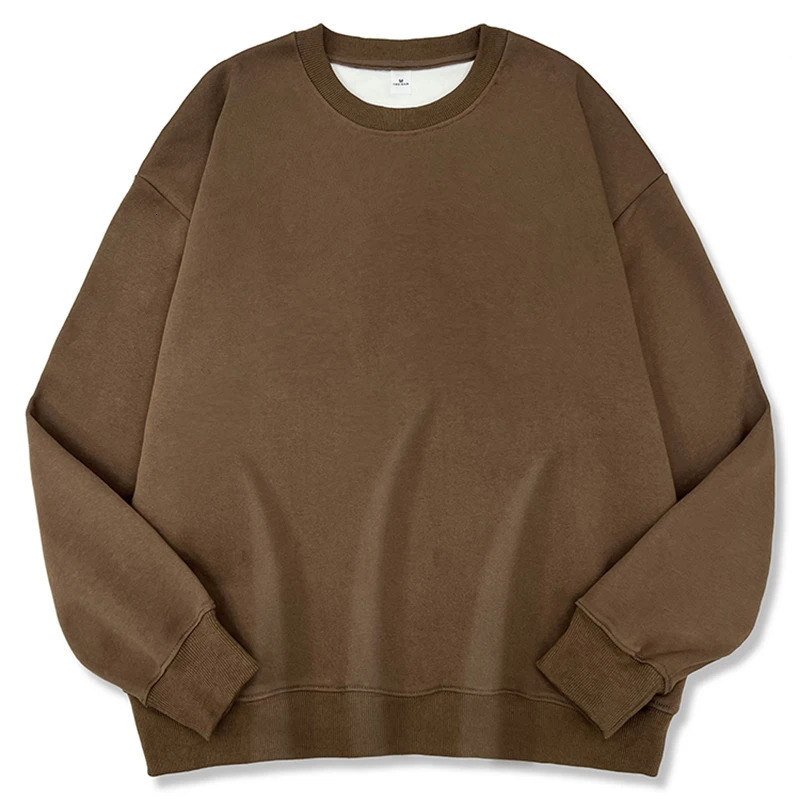 Female Fashion Harajuku Streetwear Women Simple Pullover Solid Color ONeck Hoodie Autumn Winter Loose Casual Tops 250814