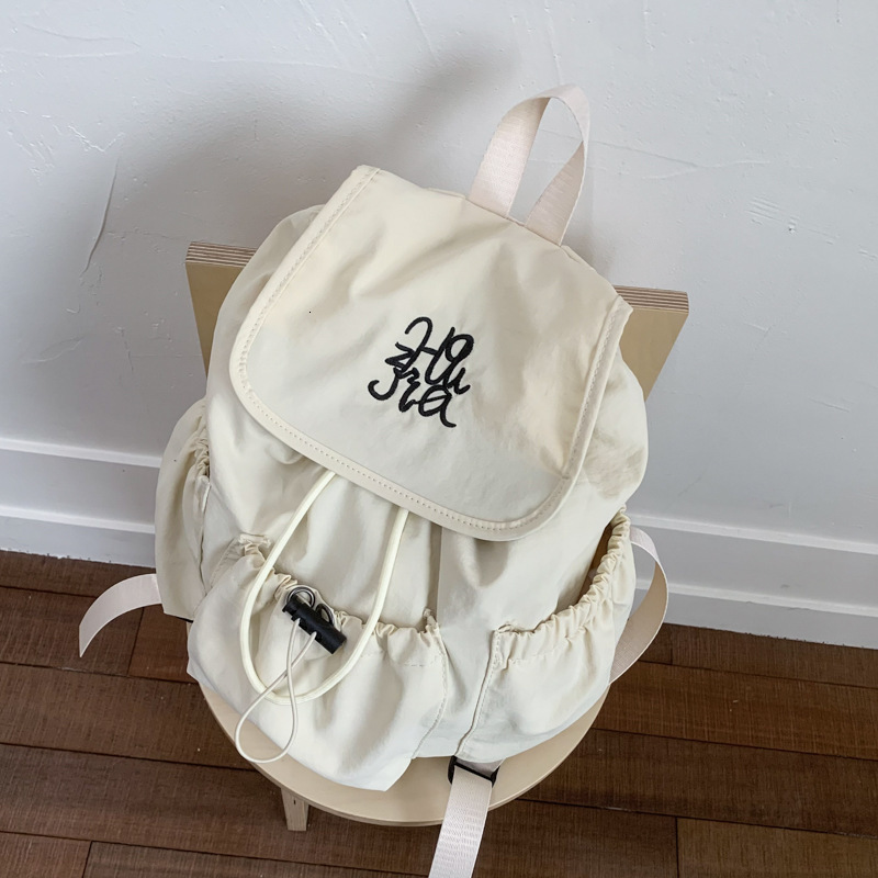 Autumn New Neutral Style Backpack Casual Women's Backpack Travel Small Backpack Sports Drawstring Bag Autumn New Designer Bag
