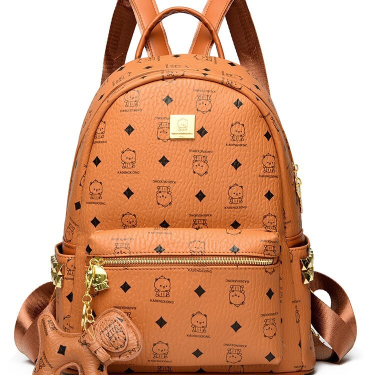 2025 Autumn New Neutral Style Backpack Cute Cartoon Bear Commuter Backpack New Fashion Backpack Large Capacity Autumn New Designer Bag