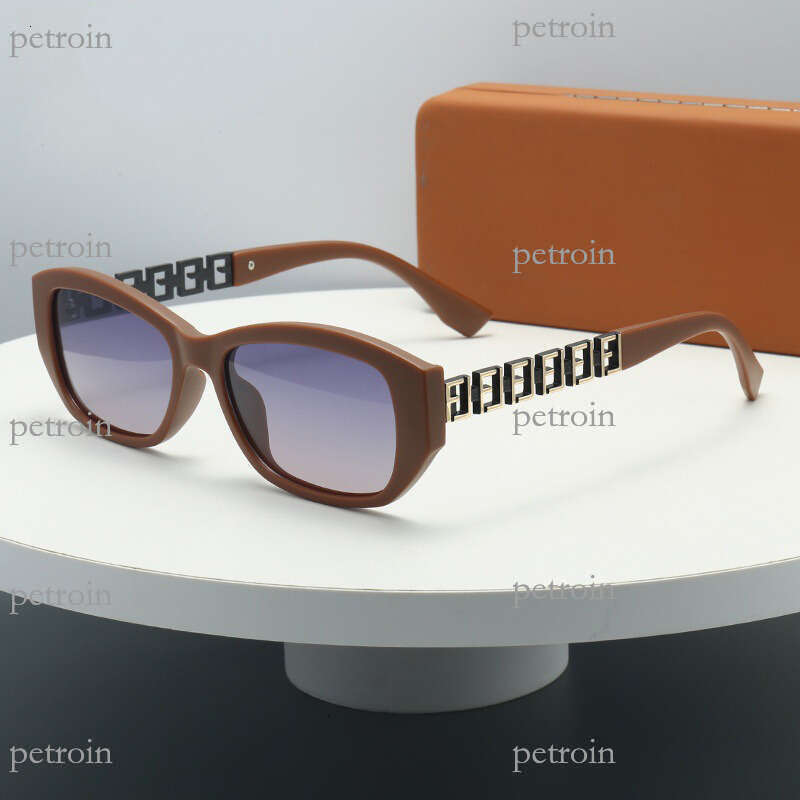 2025 New Hot-Selling Personality F Chain Fashion Internet Celebrity Sunglasses UV Protection Polarized Glasses