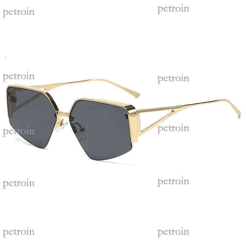 New Fashion Metal Polygonal Trendy Ins Style Unisex Sunglasses