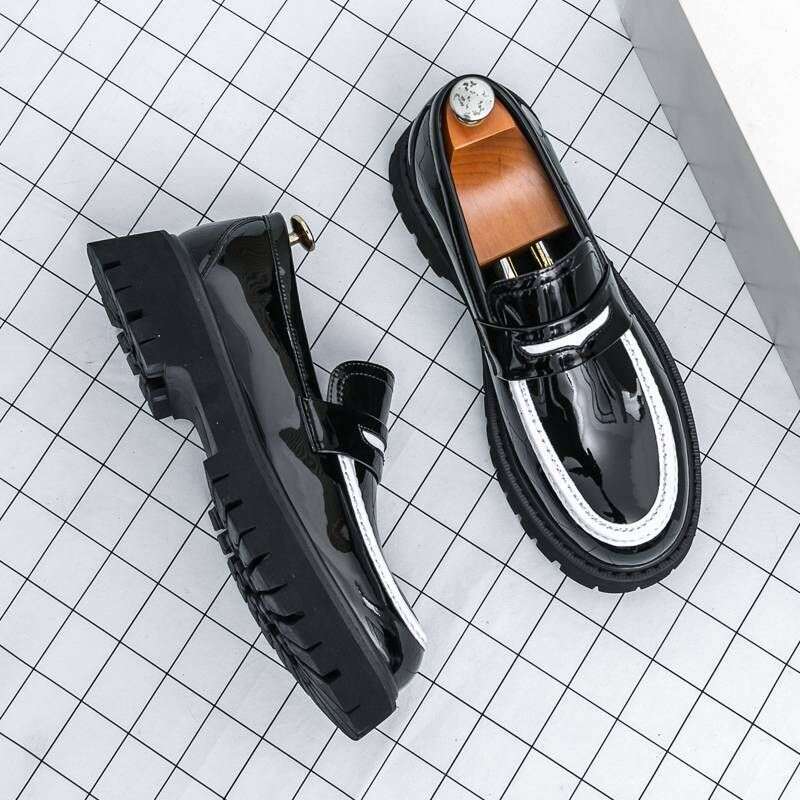 Leather Wedding Formal Oxfords Business Casual Office Work For Men Classic Pointy Men's Dress Shoes