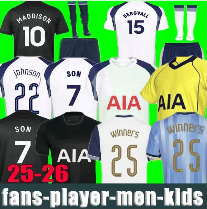 25 26 SON RICHARLISON FINAL Soccer Jerseys Limited Edition Kudus 2025 2026 home AWAY Football shirt VICARIO KULUSEVSKI SOLANKE tottenaham third yellow Men KIDS kits