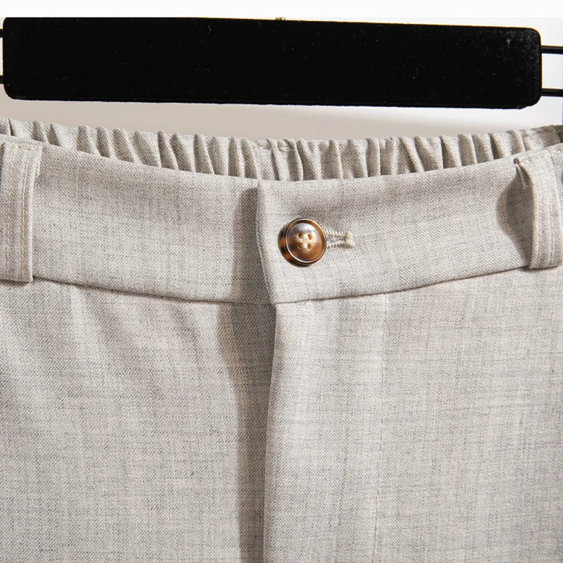 Plus Size Suit Pant 2024 Autumn Winter Arrivals High Elastic Waist Korean Fashion Pants And Trouser 250808