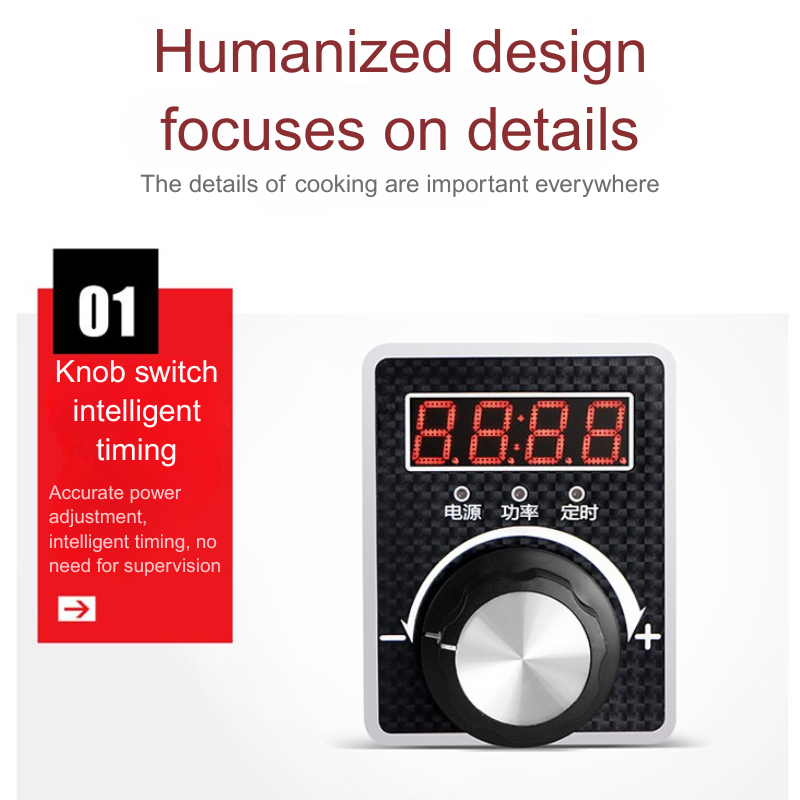 Commercial Cabinet Electric Wok Stove for Soups, Steaming & Braising Multiple cooking modes Time saving operation