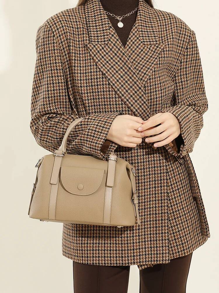 Genuine Leather Versatile Handbag For Women Design Commuter Shoulder 2025 New Model High Quality Commuting Bag