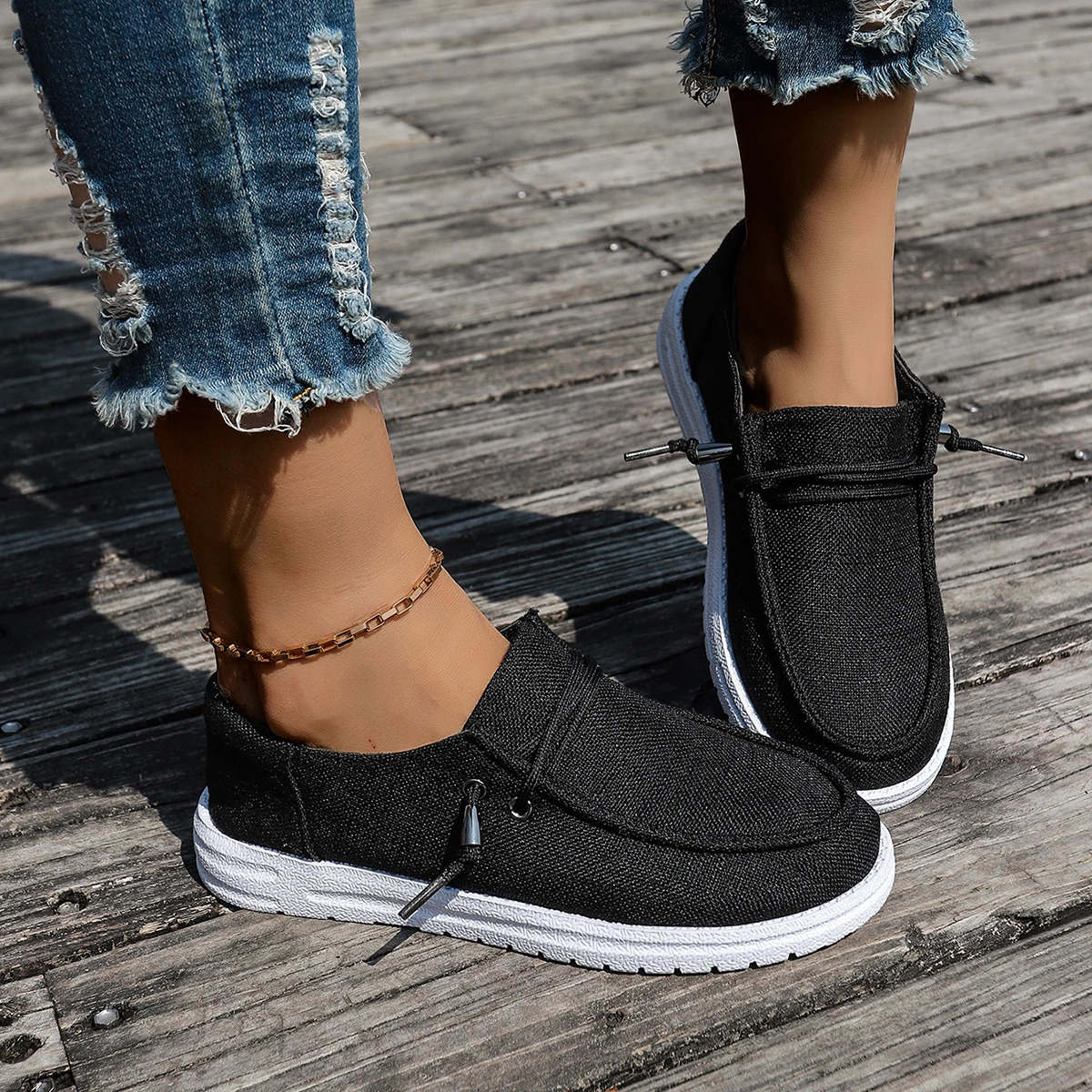 Spring Autumn Women Shoes Breathable Comfort Soft Soled Cloth Shoes Fashion Versatile Casual Canvas Shoes Size 36-43 250809