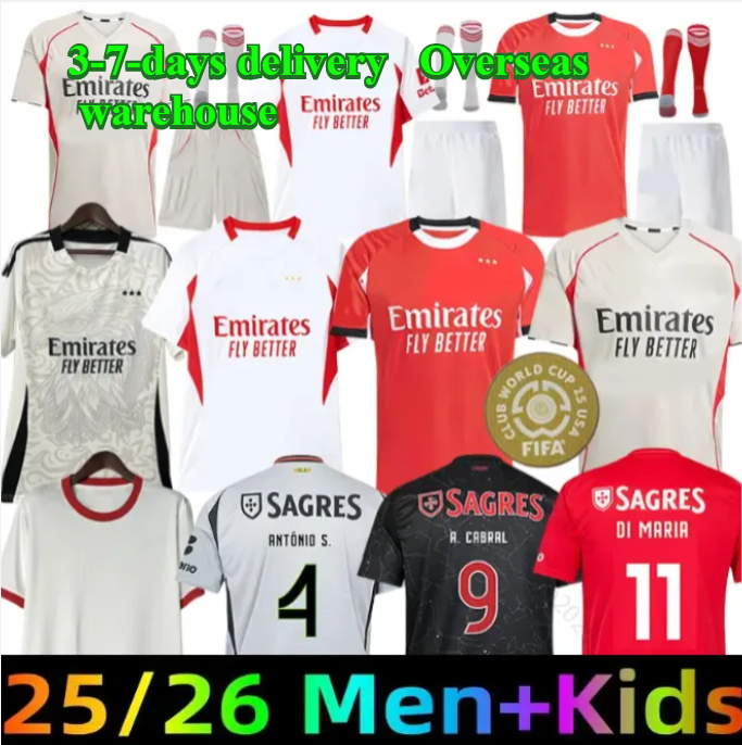 25/26 BeNfIcAS AKTURKOGLU Di Maria Soccer Jerseys 2025 Special Edition KOKCU PAVLIDIS shirts kids kit AMDOUNI AURSNES BARREIRO FLORENTINO