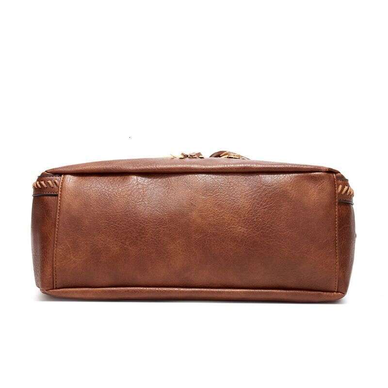 Vintage Tassel Shoulder Bucket Bag