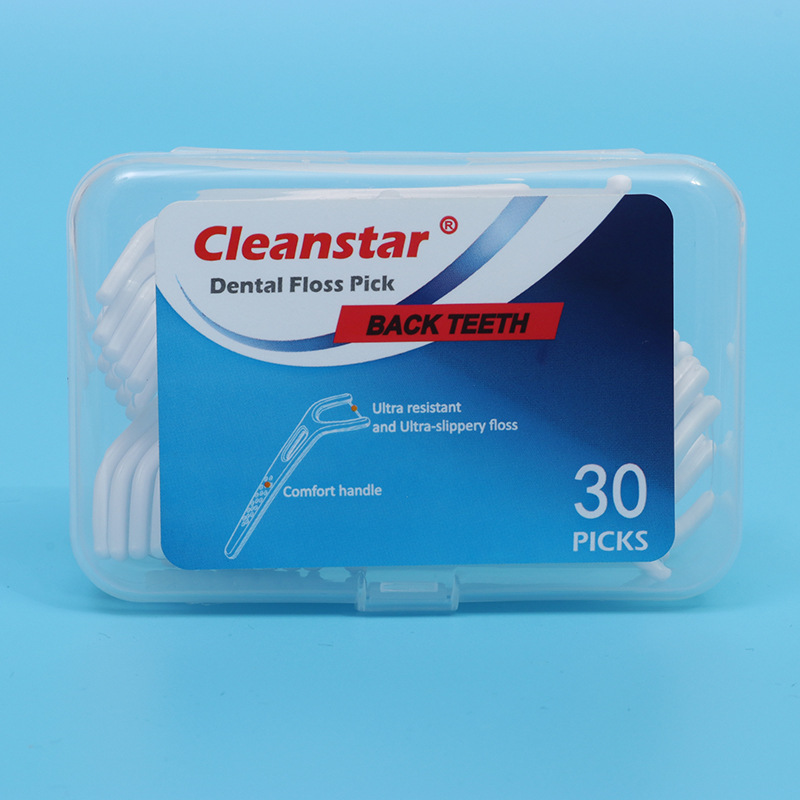Customized dental floss sticks, multi-size disposable portable storage box, dental floss picks for home use