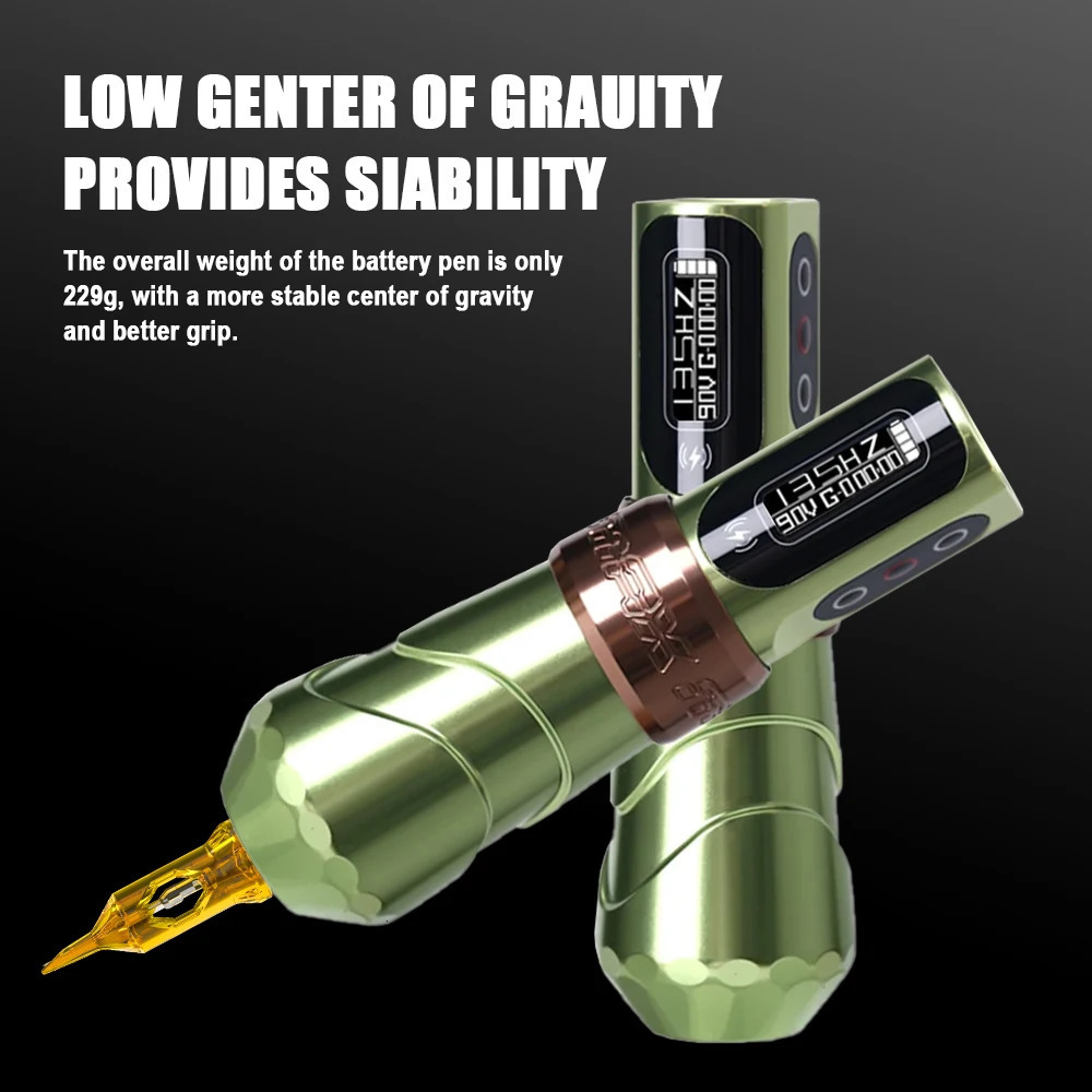 YILONG MAX Tattoo Machine Cartridge Pen 2400mAh Large Capacity Battery Coreless Motor For Artists 250809