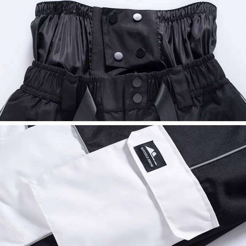 2024 new Outdoor Sport Mountain Man Skiing Sets Windproof Warm Women Snow Suits Waterproof Jacket Pants Female Snowboard Clothes