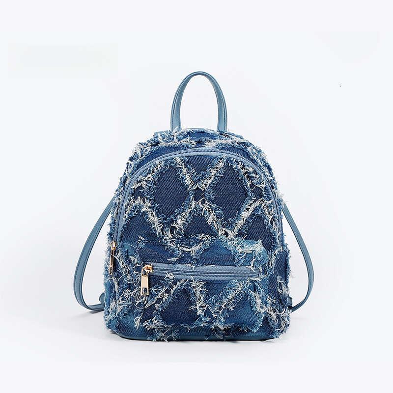 Denim 2025 Bags Designer Women New High-End Women's Bag Niche Tote Summer Tie-Dye Backpack