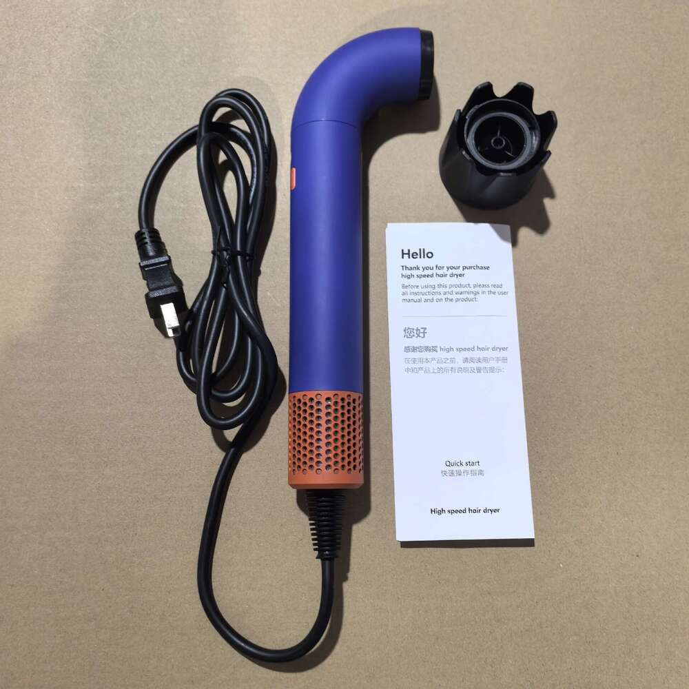 Bent-Pipe Household Multifunctional Professional Energy-efficient Salon Hair Dryer