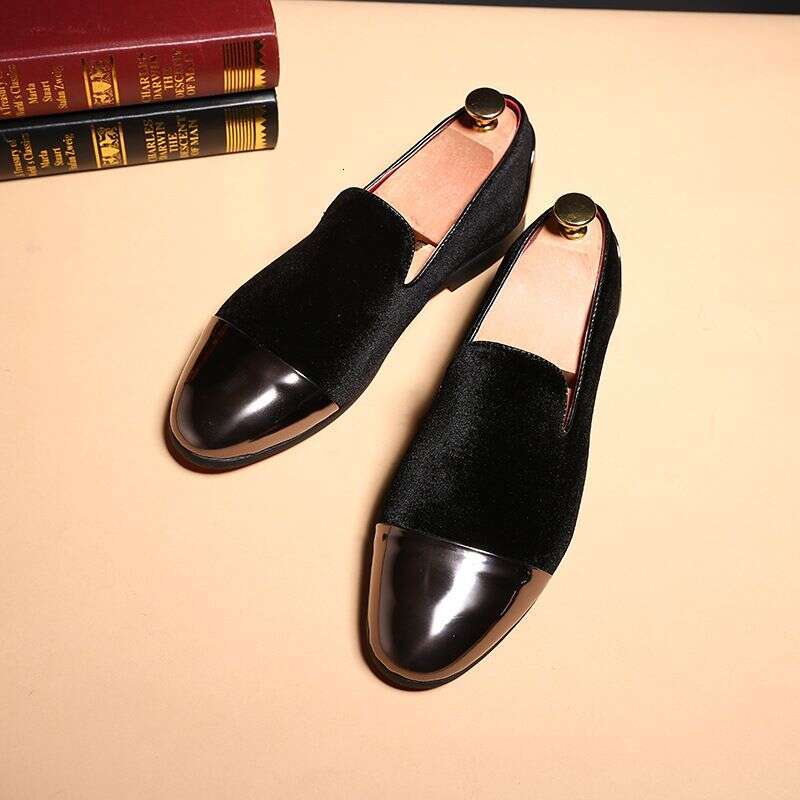 Veet Leather Single Bean Shoes, Oversized Loafers