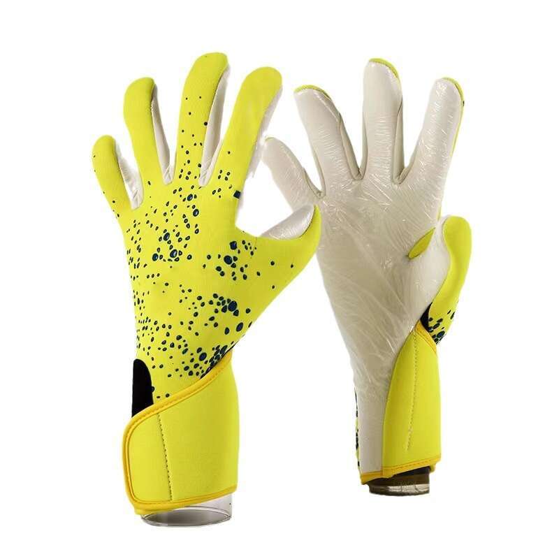 Latex Football Goalkeeper Gloves Wrist Strap Adults Anti-Slip High Quality Soccer Strong Grip Match Training Goalie New in 2025