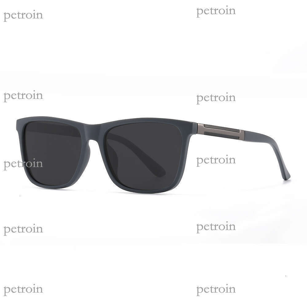 New Men's Square Frame Versatile High-End Driving Special Polarized Sunglasses UV Protection