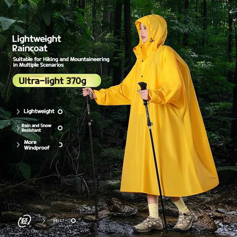Thickened adult outdoor one-piece raincoat waterproof and wear-resistant essential long-term protective rain gear for travel a Y250814