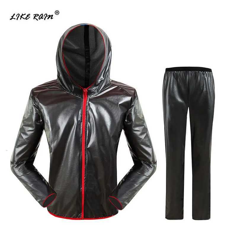 LIKE RAIN Waterproof Raincoat Men Outdoor Riding Rain Suit Women Fashion Windproof Rainwear Rain Motorcycle Raincoat RC01 Y250814